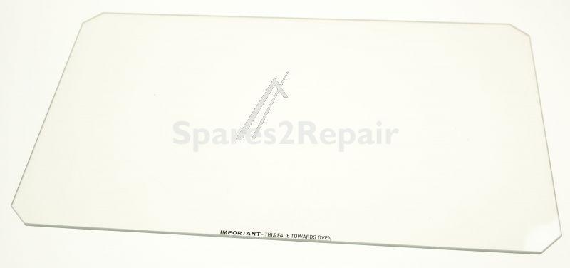 Oven inner Door Glass - C00501725 488000501725 Door Glass Main Inox Indesit [Whirlpool Indesit]