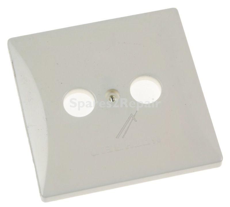 Kathrein Blanking Plate Aerial Socket - Esz 52 Blanking Plate Aerial Socket 2-loch 80x80mm Pure White