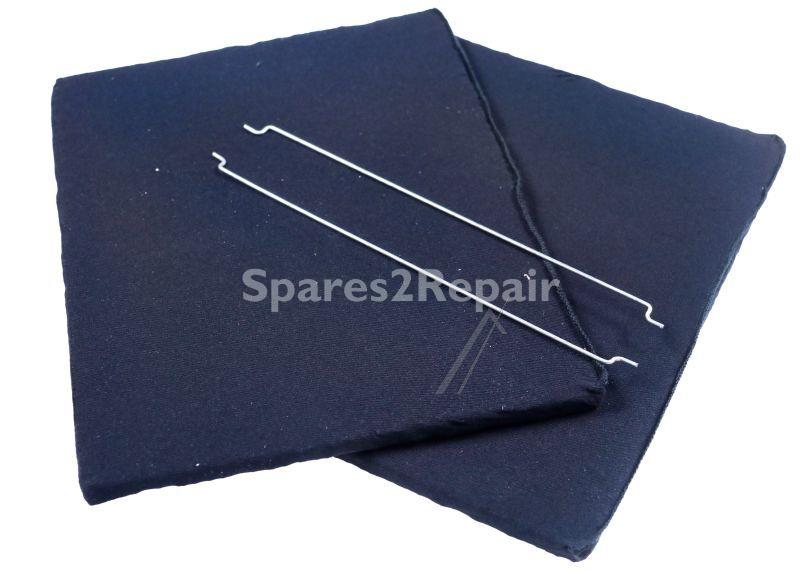 Eurofilter Carbon Filter - Fks179bsh Long Life Washable Carbon Filter Alternative For Bsh 11008126 Dhz5376 295x235x12mm