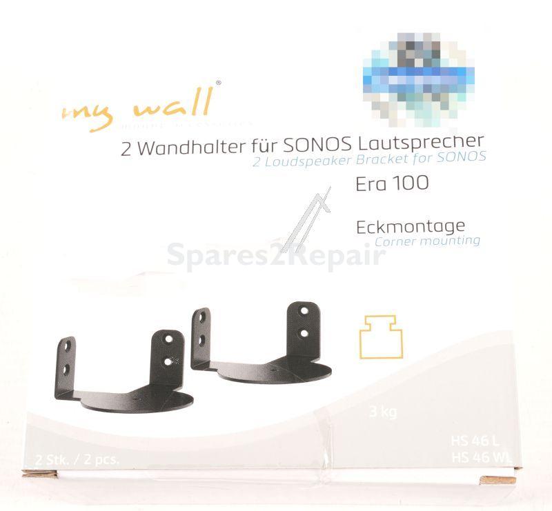 Mywall Ls Wall Mount - Hs 46 W Wall Mount For Sonos Era 100 2 Pieces White