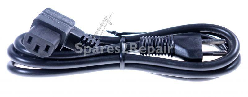Mains Power Lead - 5513215951 3x1h05vvf L1750 Black Ch+busta Ecam26 [Delonghi]