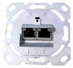 Compatible Network Box Cat6/6a - 74280 Netzwerkdose 2-fach Rj-45 Cat 6a Hz -