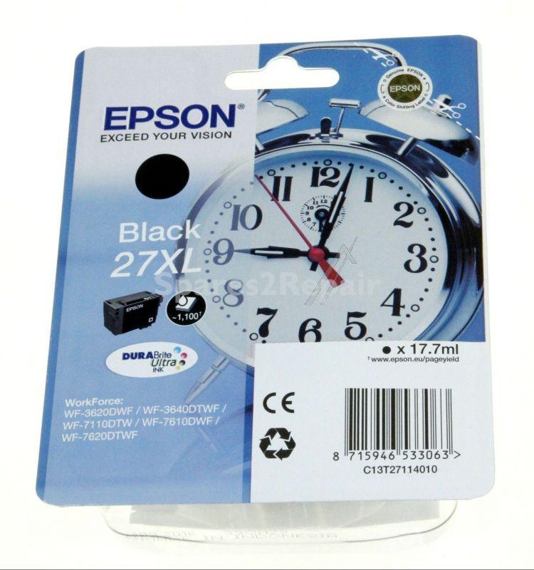 Epson Cartridge - 27xl C13t27114010 Ink Cartridge Black 17 7ml