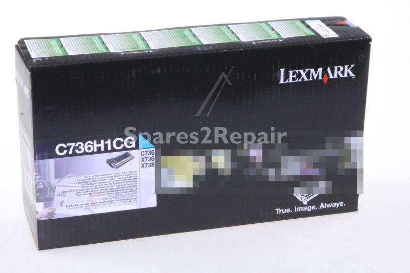 Lexmark Toner Cartridge - 0c736h1cg C736h1cg Lexmark R-toner-hc Cyan C736 10k X736-x738