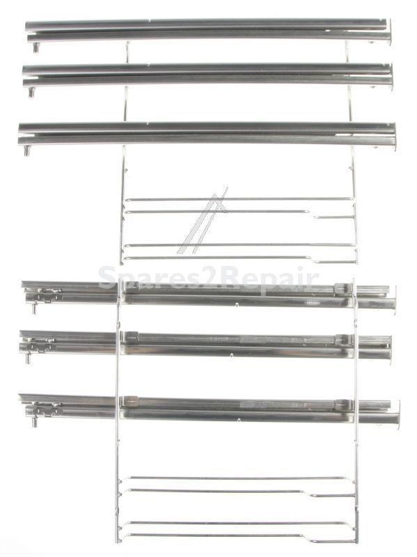 Telescopic Slideout Oven Grills - 11005093 Telescoping Extension Rails 3-fold [Bosch Siemens]