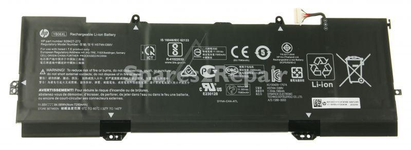 Hewlett Packard Laptop Battery - Yb06xl 928372-855 Assembly-batt 6c 84wh 3 64ah Li Yb