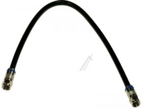 Fuba Koaxconnector - Ovz 940 Ovz940,, F Patch Lead, 0,40m, Black, Adaptable For Fuba