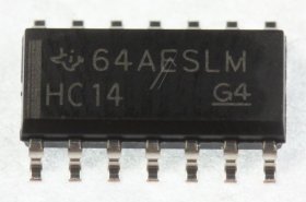 Texas Instruments Ic - Hc14 Ic Schmitt Trigger Inverter, 74hc14, Smd Soic-14
