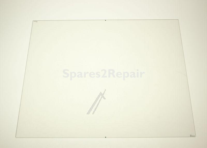 Oven outer Door - 140044082943 Front Glass Black Zanussi 594x [Electrolux Aeg]