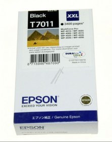 Epson Cartridge - T7011 C13t70114010 Ink Cartridge Black 63 2ml