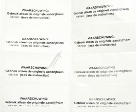 Drive Belts - 20875610 Belt Label--bldc-belÇyka [Vestel]