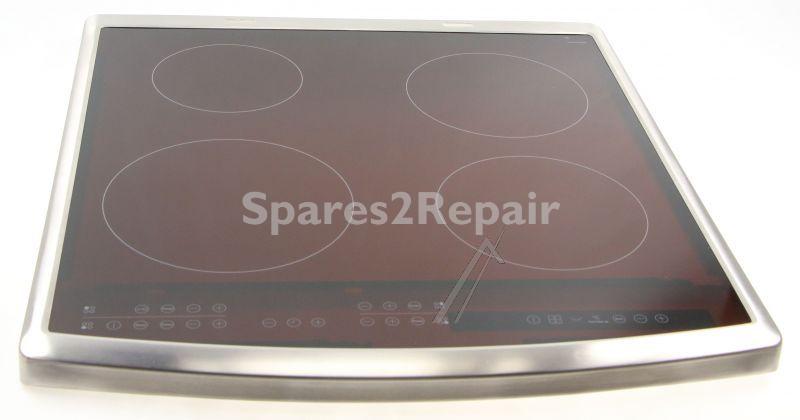 Oven outer Door - 140039081025 Front Glass Inox 592x470mm [Electrolux Aeg]