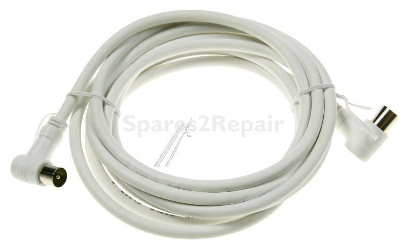 Compatible White Aerial Cable - White Aerial Cable 2 5m Class A Angled
