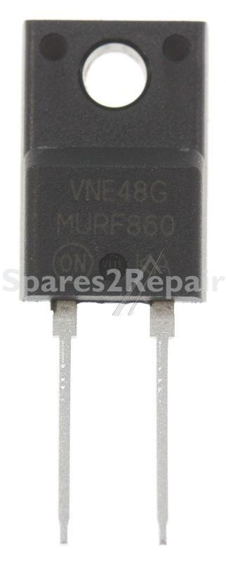 On Semiconductor Diode - Diode, 8a 600v, To-200fp - 2 Pins