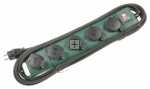 Brennenstuhl 5 Way Socket Outlet Switch - Sl554de Super-solid Outdoor Garden- 5 Way Socket Outlet Switch, 5m, Ip54