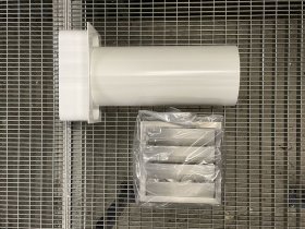 Naber Extractor Hose - Klima-e Flow 150 4022040 Wall Box With Stainless Steel External Blind And Rectangular Connection - Compairflow150
