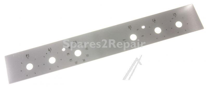 Operating Unit Screen - 20910411 Glass Front Panel Gr (new B-in Black) [Vestel]