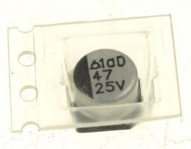Samsung Smd Capacitor - 2402-001368 C-al Smd: 47µf 20% 25v Tp 6 3x4 9mm