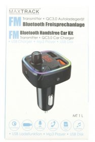 Com Communicator - Bluetooth Fm Transmitter + Qc3.0 Usb Charger