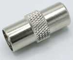 Axing Coaxial Adaptor - Cka 1-00 Adapter Iec Iec Iec-male To Iec-male