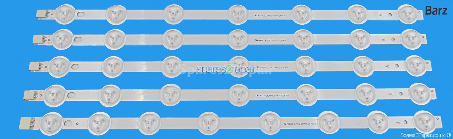 Vestel 40 inch Full LED Backlight Array - VES400UNDS-2D-N02 VES400UNDS-2D-N03 VES400UNDS-2D-N04 - 40DLED_A-TYPE + 40DLED_B-TYPE