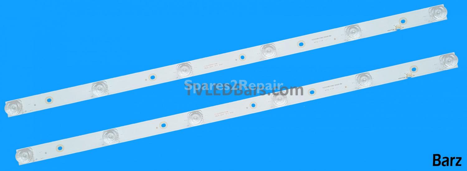 Baird LED Backlight Array Baird TI3211DLEDDS 32" CC02320D510V06 32E20 2X6 6S1P 0D20 CC02320D510V09 2pcs