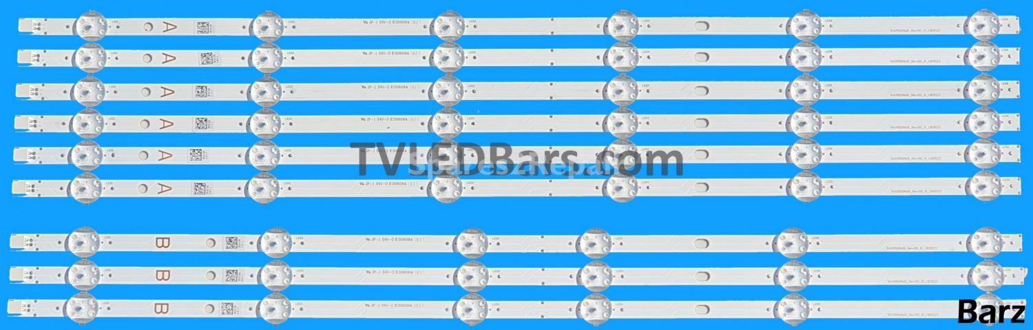 Barz LED Backlight Array Vestel VES550QNYL VES550QNYS 55" JL.D55061330 / SVV550AW9 6xA 3xB