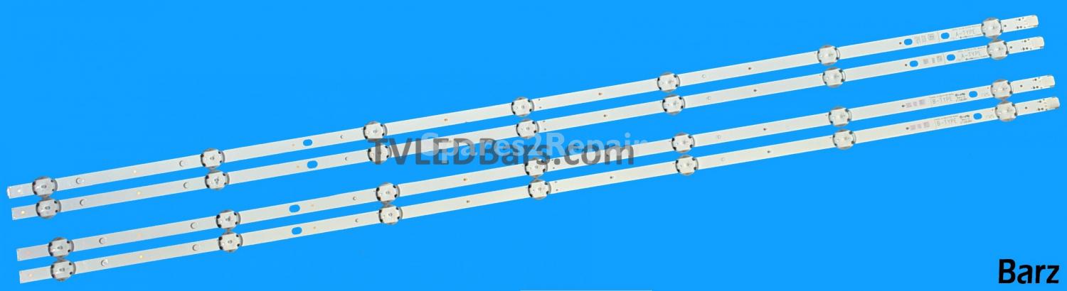Vestel Barz LED Backlight Array Vestel 43" VES430UNDA VES430UNDS VES430UNDL VES430UNDB 17DLB43VLXR1 LB43007 VESTEL 43 FHD 2xA 2xB