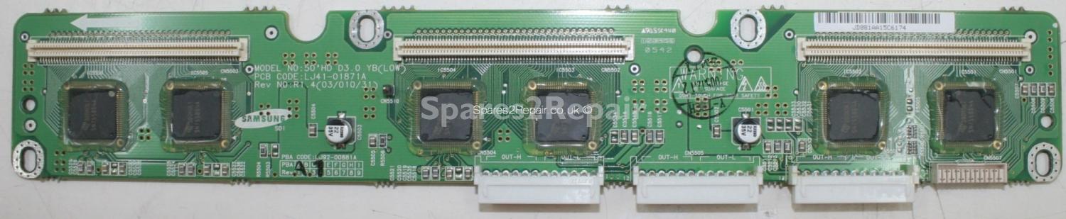 Fujitsu MYRICA P50-2 - DRV - LJ92-00881A A1 - LJ41-01871A R1.4 - 50 HD D3.0 YB LOW