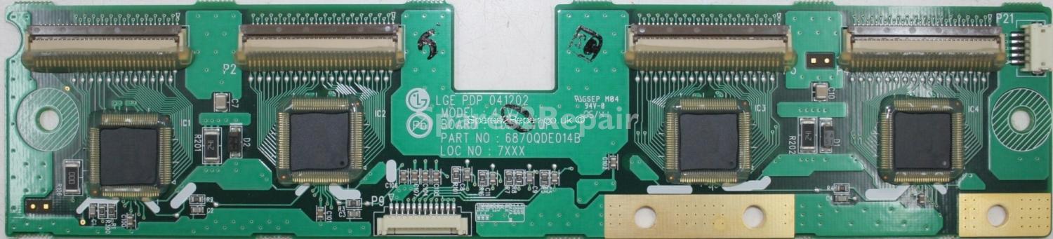 LG 42PX3RV-ZA - DRV - 6871QDH084A - 6870QDE014B - PDP 050511 - 42V7 YDRV_TOP