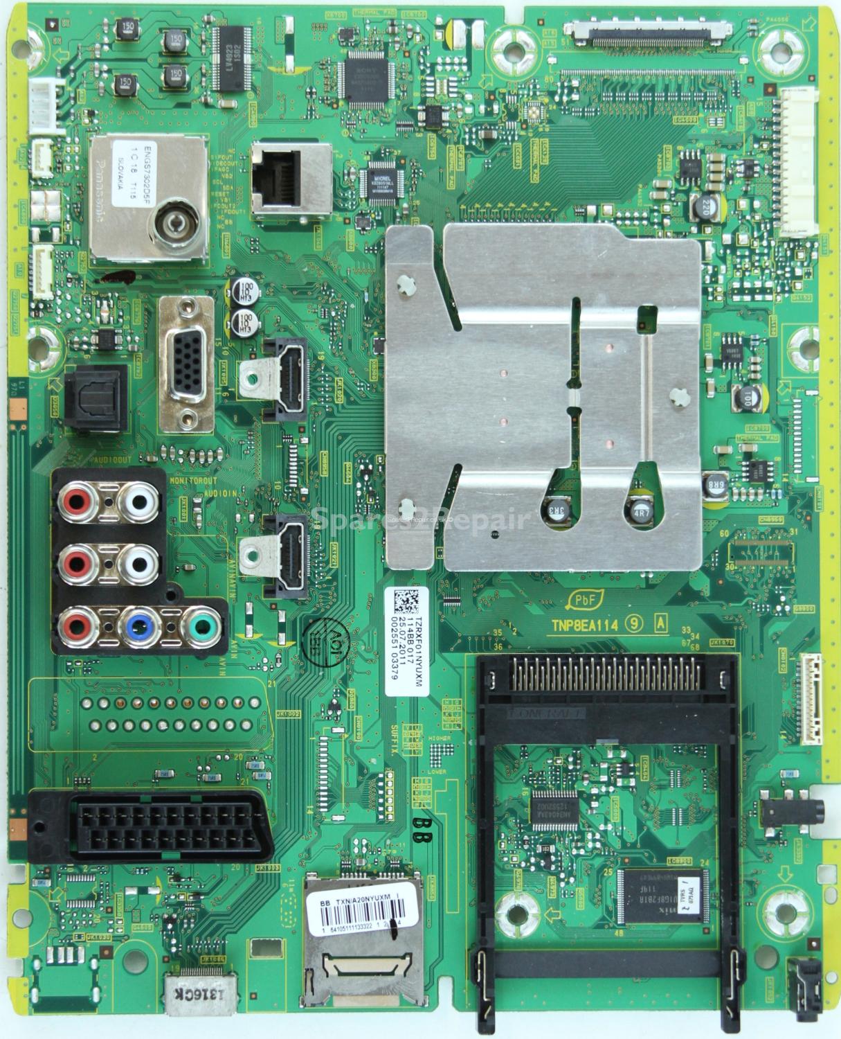 Panasonic TX-L42E3B - Main AV - TXN/A20NYUXM - TZRXF01NYUXM - TNP8EA114
