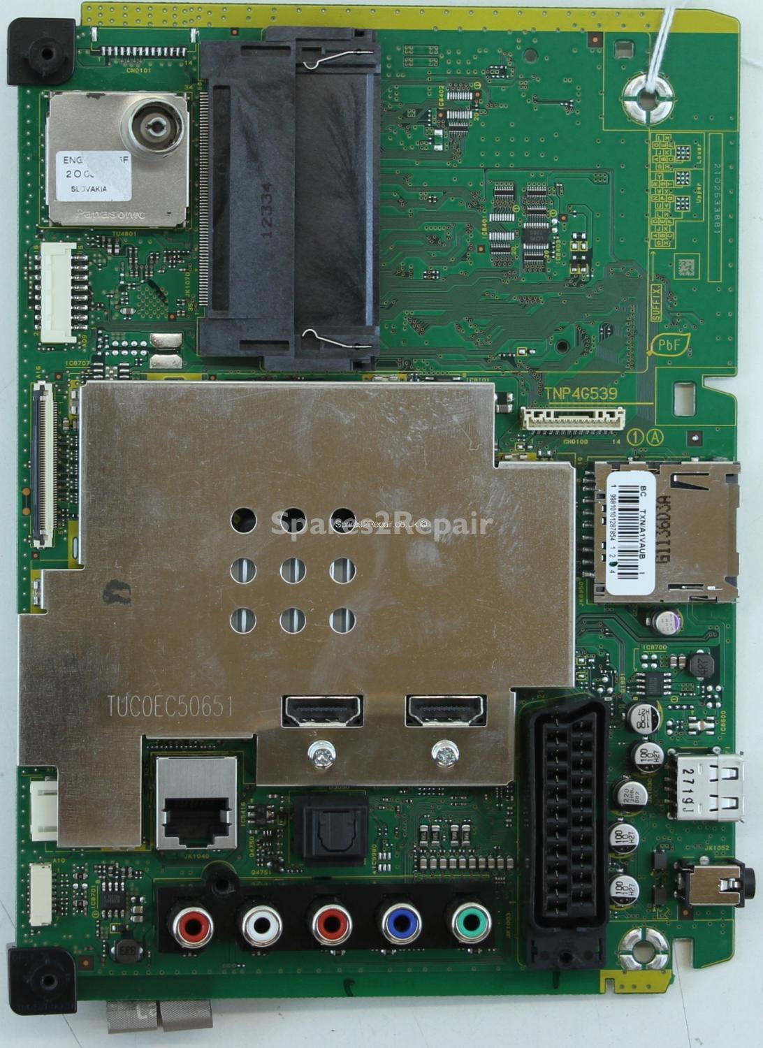 Panasonic TX-L50EM5B - Main AV - TXN/A1VAUB - TNP4G539 1A