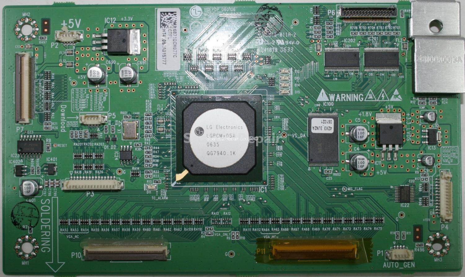 42PF5331/10 - LVDS - CTRL - 6870QCH106C - 42V8&X3 - PDP 060106 -