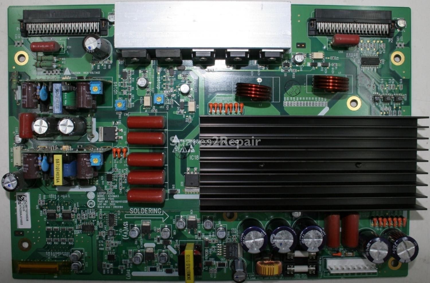Philips 42PF5331-10 - YSUS - 6870QYH105B - 42V8&X3 - PDP 051124
