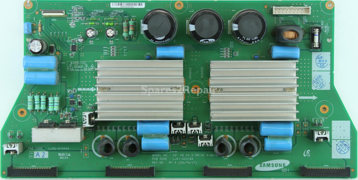 Philips 50PF7521D/12 - XSUS - LJ41-02316A R2.4 - LJ92-01045A A2 - 50 HD D4.0 DRIVE X-MAIN