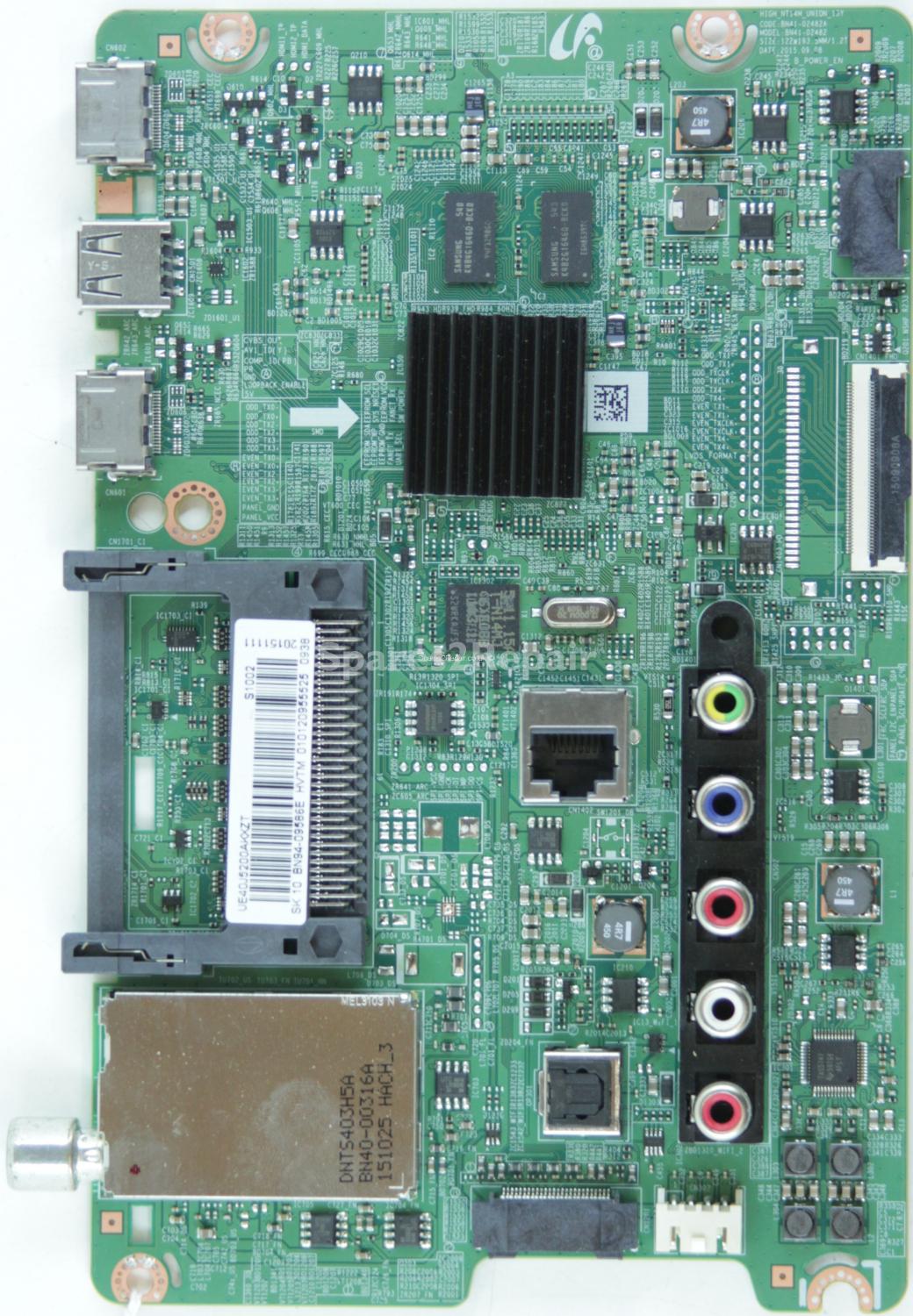 Samsung UE40J5200AK - Main AV - BN94-09586E - BN41-02482A - HIGH_NT14M_UNION_13Y