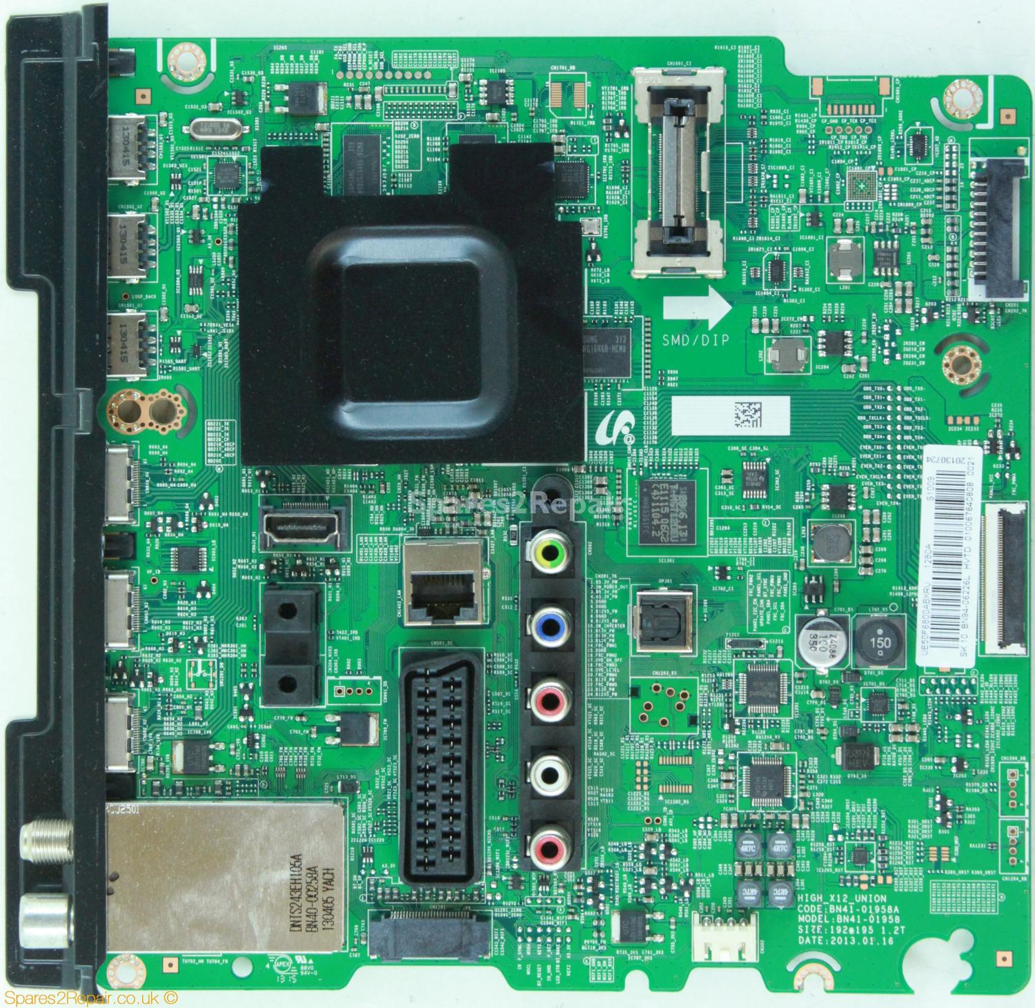 Samsung UE50F6800SB - Main AV - BN94-06226L - BN41-01958A - HIGH_X12_UNION