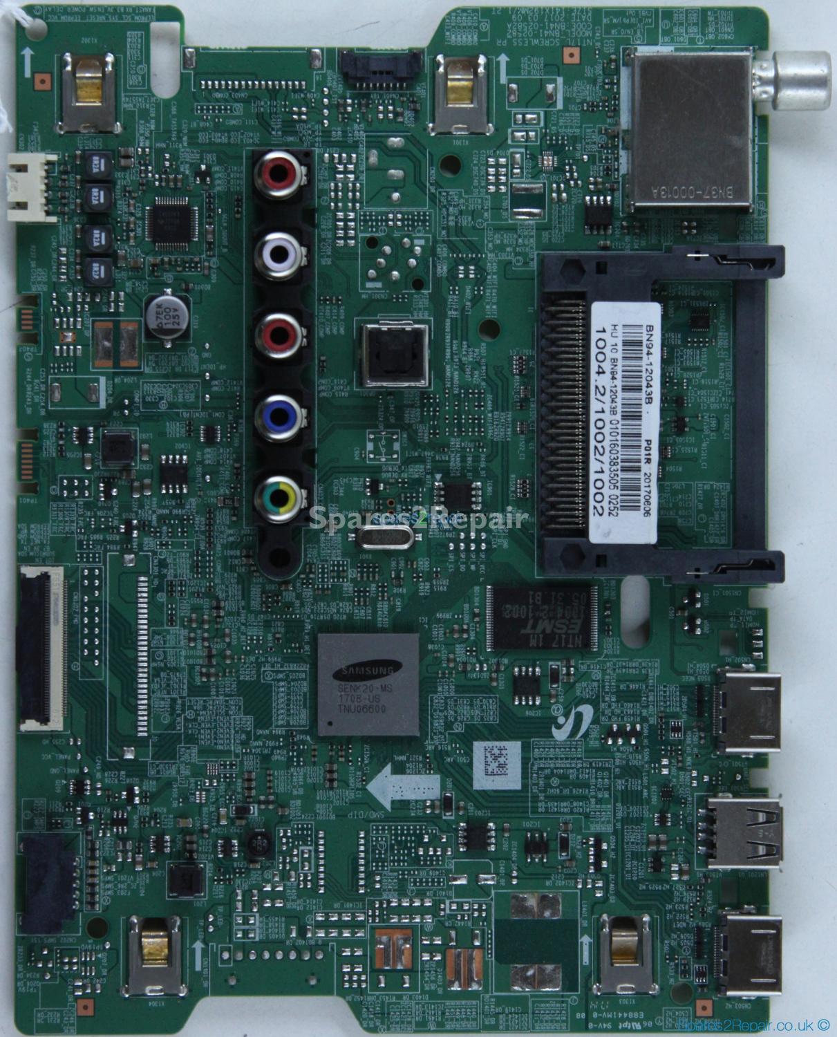 Samsung UE40M5000AK - Main AV - BN94-12043B - BN41-02582A - NT17L_SCREWLESS_PR