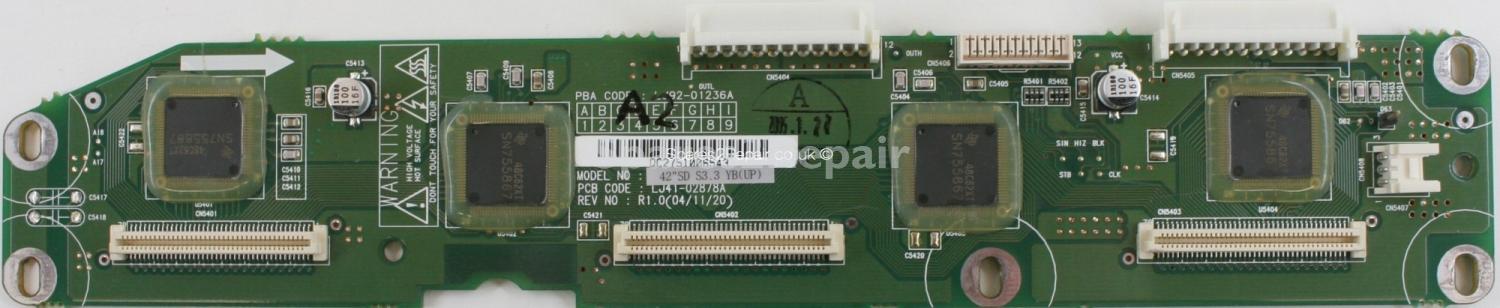 Samsung PS-42V4SK - DRV - LJ92-01236A A2 - LJ41-02878A R1.0 - 42 SD S3.3 YB(UP)
