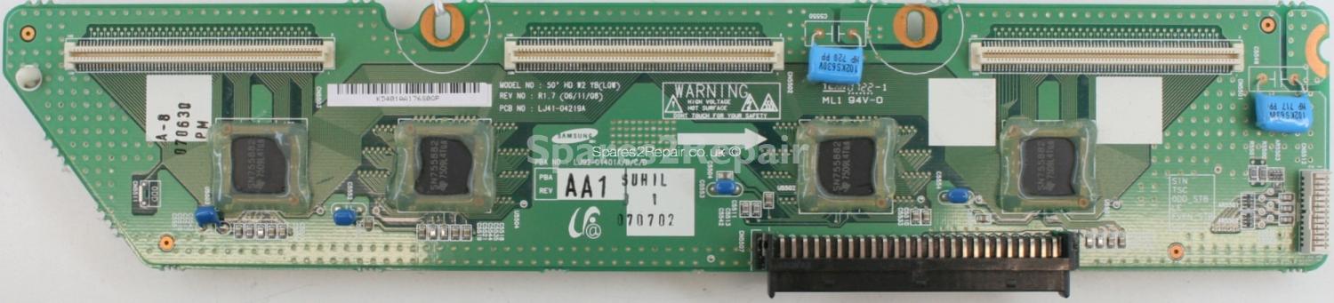 Samsung PS-50Q96HD - DRV - LJ92-01401A A1 - LJ41-04219A - R1.7 - 50 HD W2 YB(LOW)