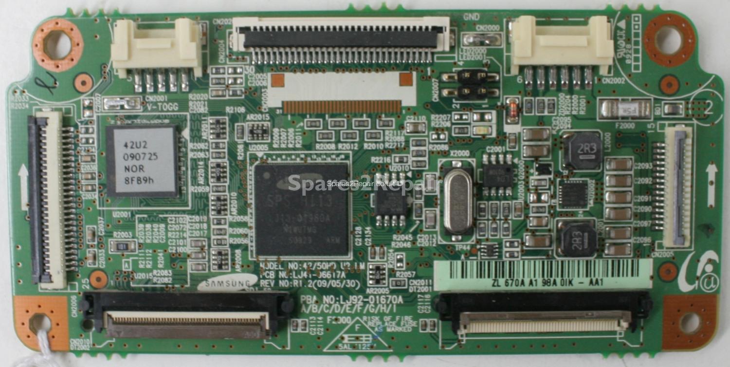 Samsung PS-42B430P2W - LVDS - LJ41-06617A - R1.2 - LJ92-01670A A1 - 42/50HD U2 LM