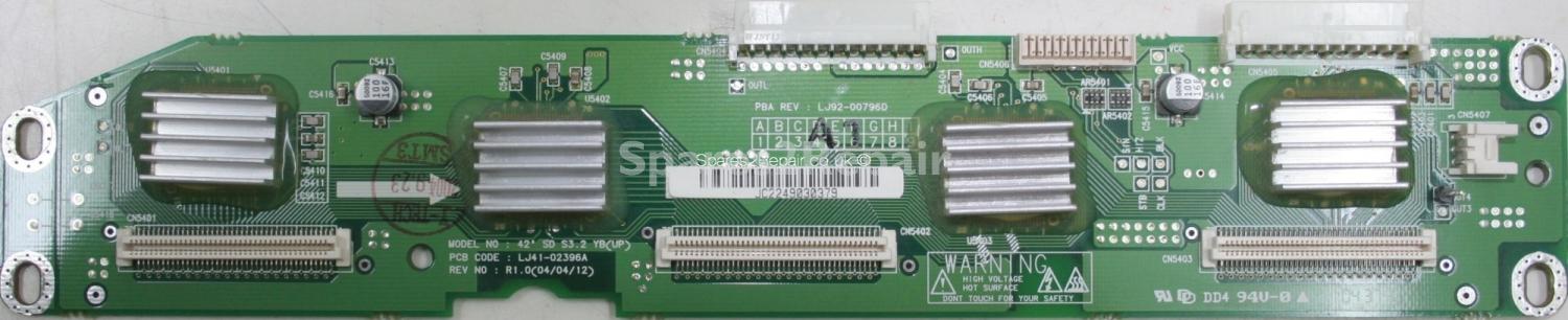 Samsung PS-42D4S - DRV - LJ92-00796D A1 - LJ41-02396A R1.0 - 42 SD S3.2 YB(UP)