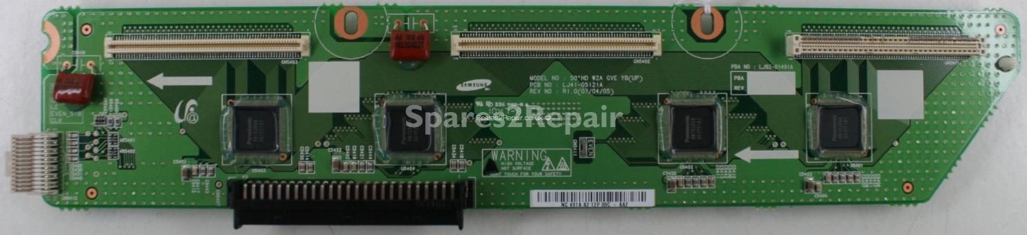 Samsung PS-50Q97HD - YDRV - LJ41-05121A R1.0 - LJ92-01491A A2 - 50 HD W2A GVE YB(UP)