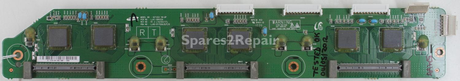 Samsung PS63C7000YK - YDRV - LJ92-01720A A4 - LJ41-08422A - R1.2 - 63 US2 YB-UP