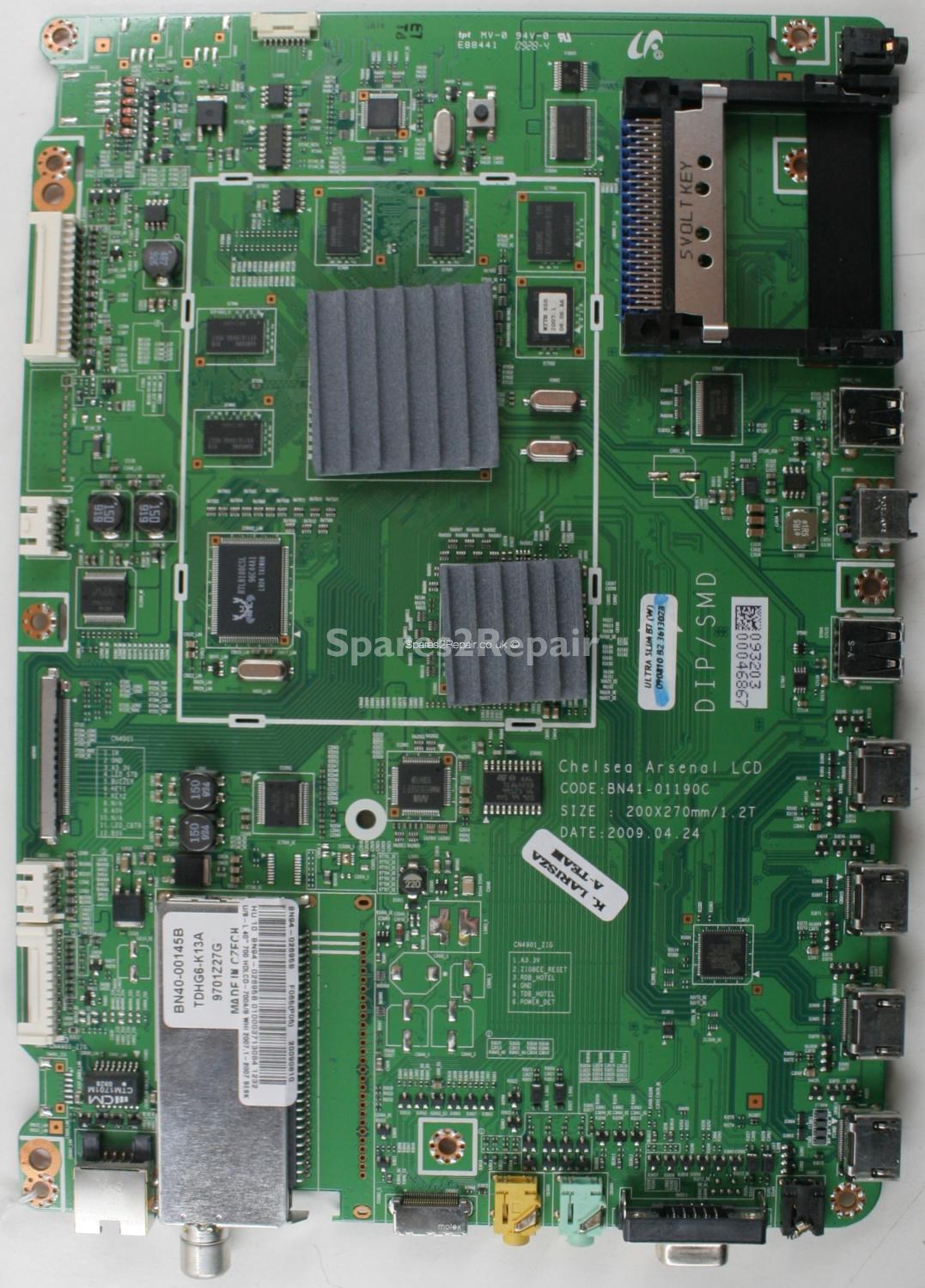 Samsung UE40B7020WW - Main AV - BN41-01190C - BN94-02695B - Chelsea Arsenal LCD