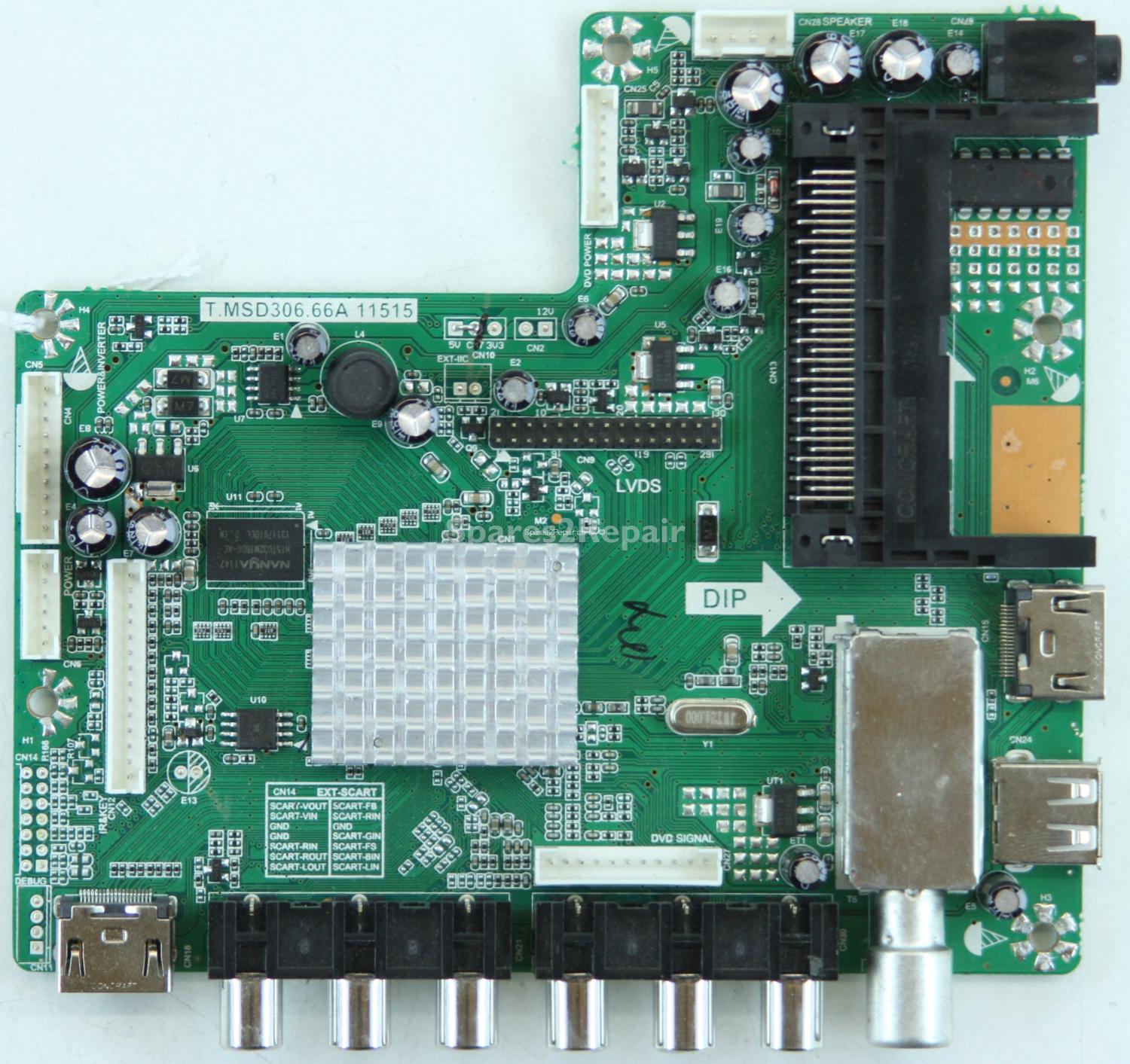 Technika 22-248COM - Main AV - T.MSD306.66A 11515 - 1A2H1794 - LTM215HT04