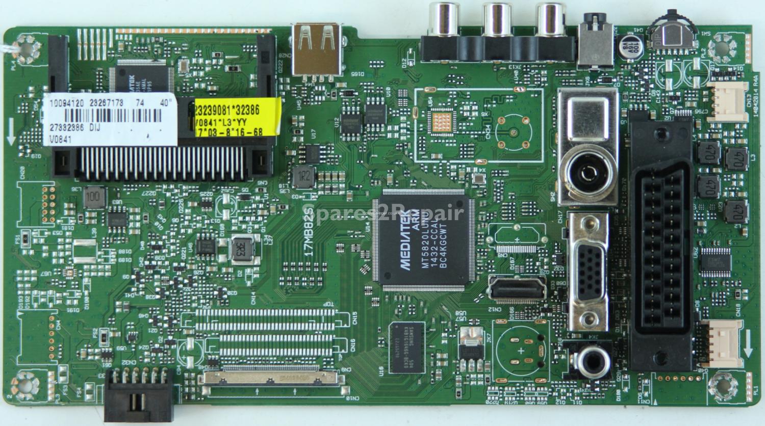 Vestel 40 Inch - Main AV - 23267173 - 17MB82S - 14042014 - R4A
